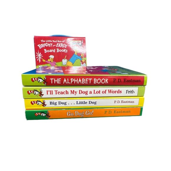 Box Set Of Dr. Seuss Board Books The Little Red Box of Bright Early Board Books - Picture 11 of 13